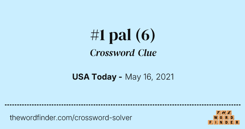 #1 pal crossword clue image