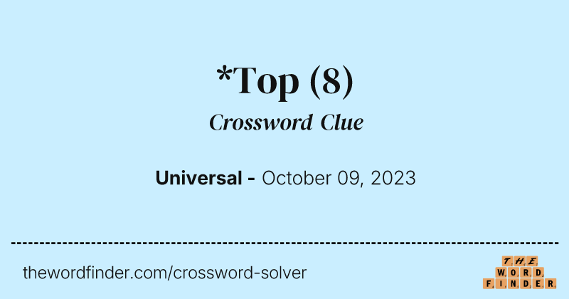 *Top crossword clue image