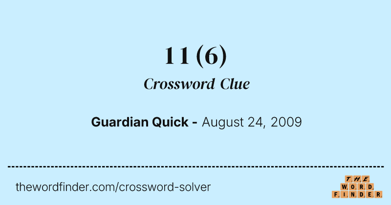 1 1 crossword clue image