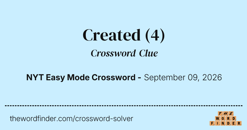 Created crossword clue image