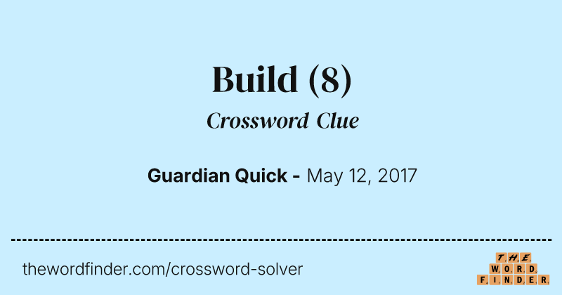 Build crossword clue image