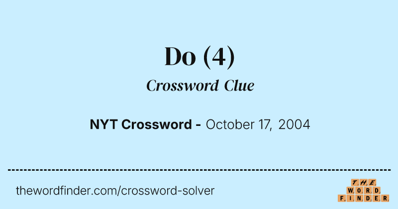 Do crossword clue image