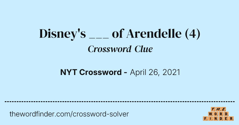 Disney's ___ of Arendelle crossword clue image
