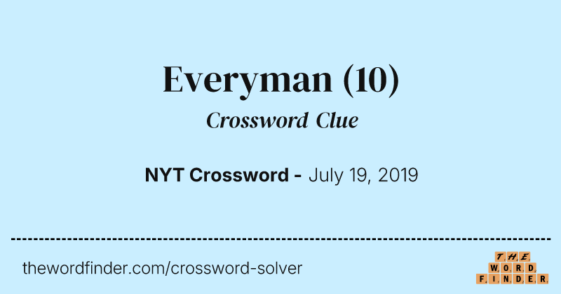 Everyman crossword clue image