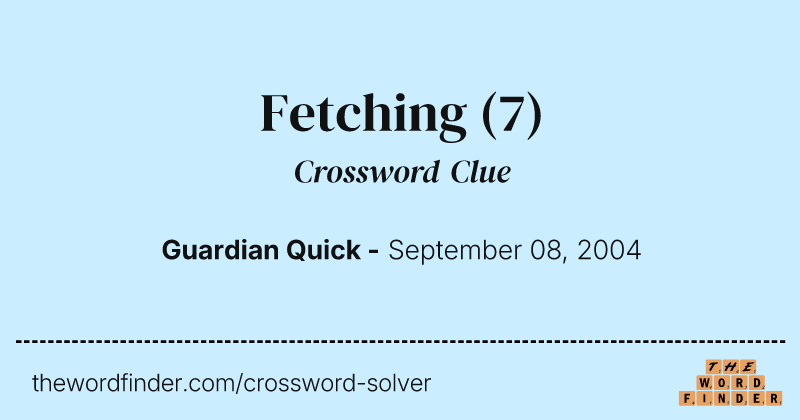 Fetching crossword clue image