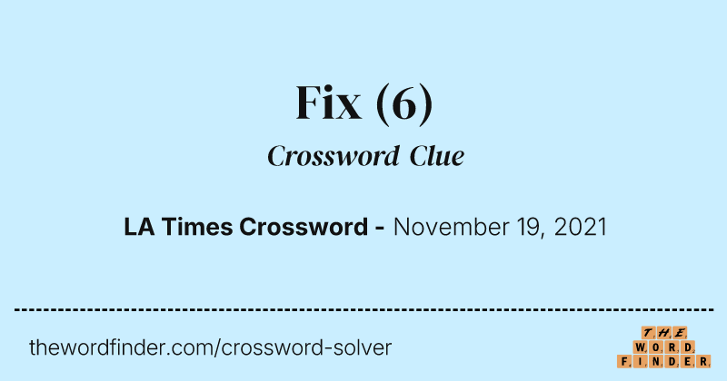 Fix crossword clue image