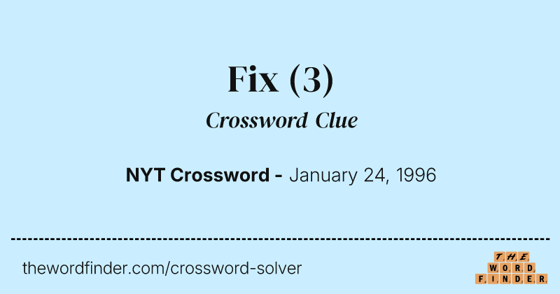 Fix crossword clue image