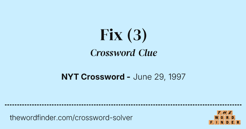 Fix crossword clue image