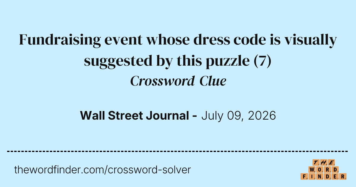 what one would be elegantly dressed to crossword clue Dress Code Crossword