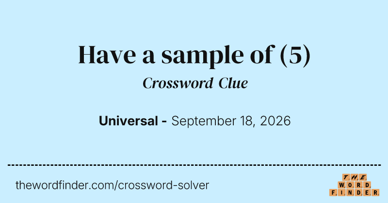 Have a sample of crossword clue image