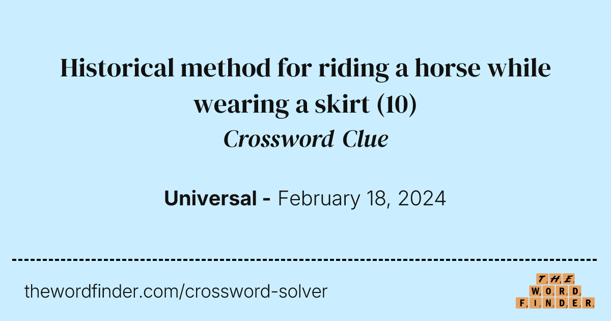 ankle length skirt or dress crossword clue Historical method for riding a horse while wearing a — Color:OFF WHITE/BLACK model-annie Shop Blush Pink Sparkly