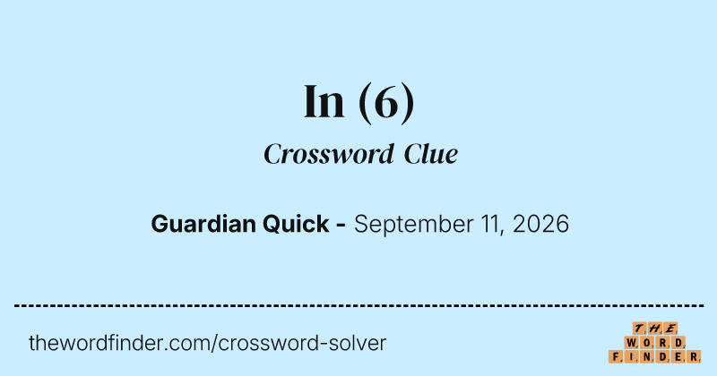 In crossword clue image