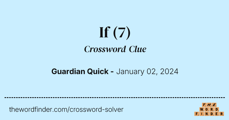 If crossword clue image
