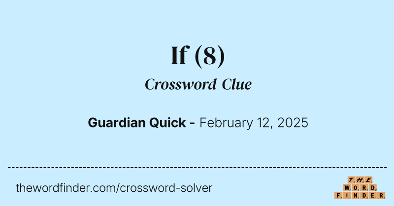 If crossword clue image
