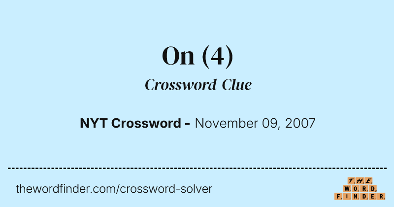 On crossword clue image