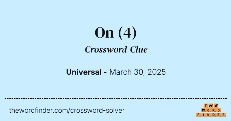 On crossword clue image