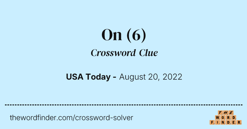 On crossword clue image