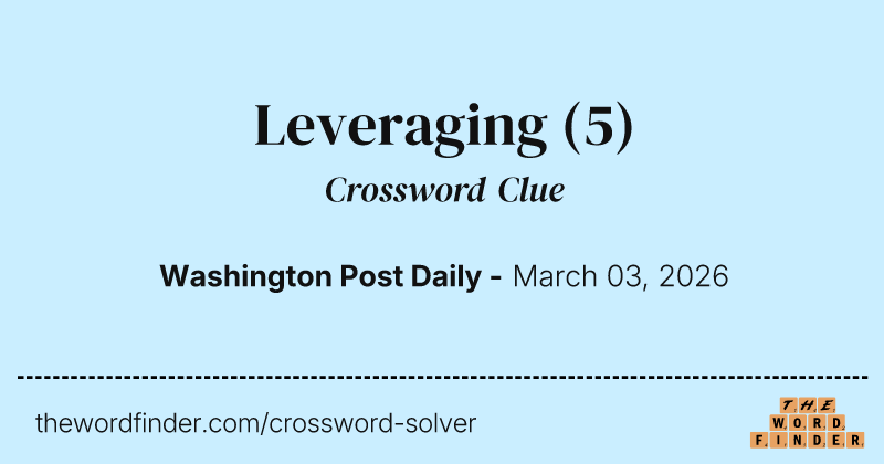 Leveraging crossword clue image