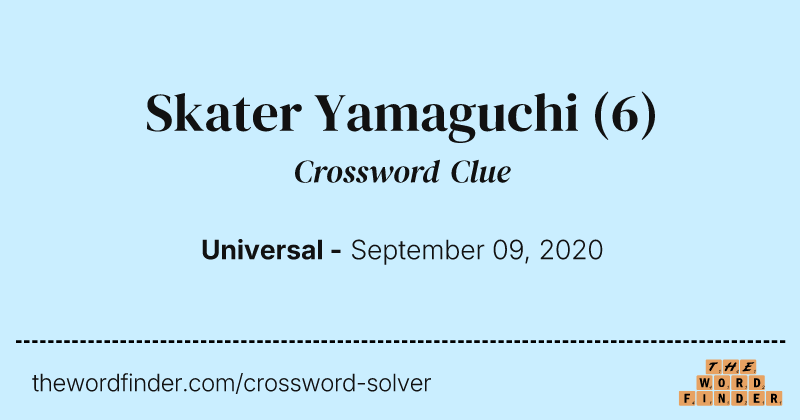 Skater Yamaguchi crossword clue image