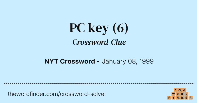 PC key crossword clue image