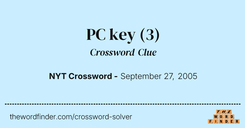 PC key crossword clue image