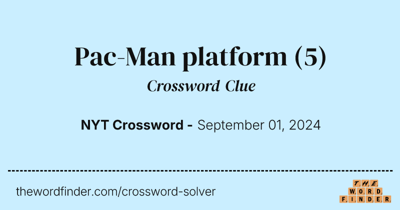 Pac-Man platform crossword clue image