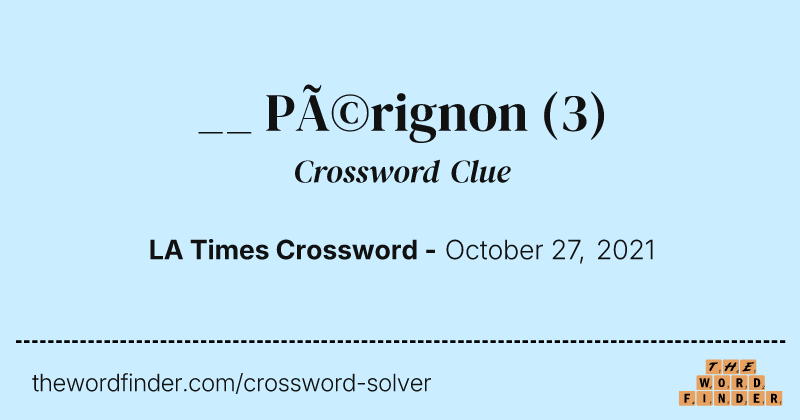 __ Pérignon crossword clue image