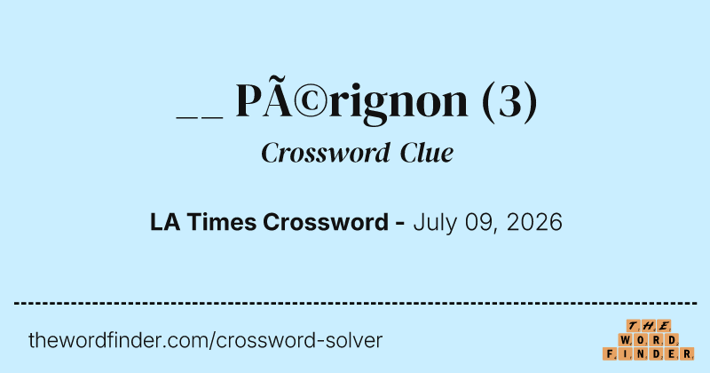 __ Pérignon crossword clue image