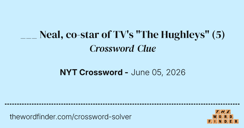 ___ Neal, co-star of TV's "The Hughleys" crossword clue image