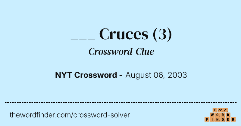 ___ Cruces crossword clue image