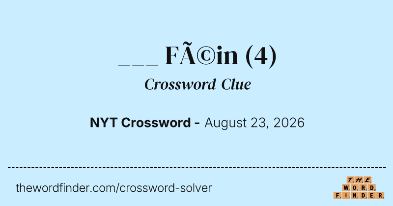___ Féin crossword clue image