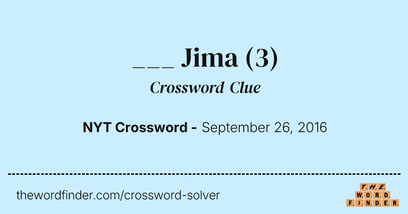 ___ Jima crossword clue image