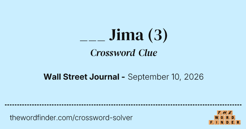 ___ Jima crossword clue image