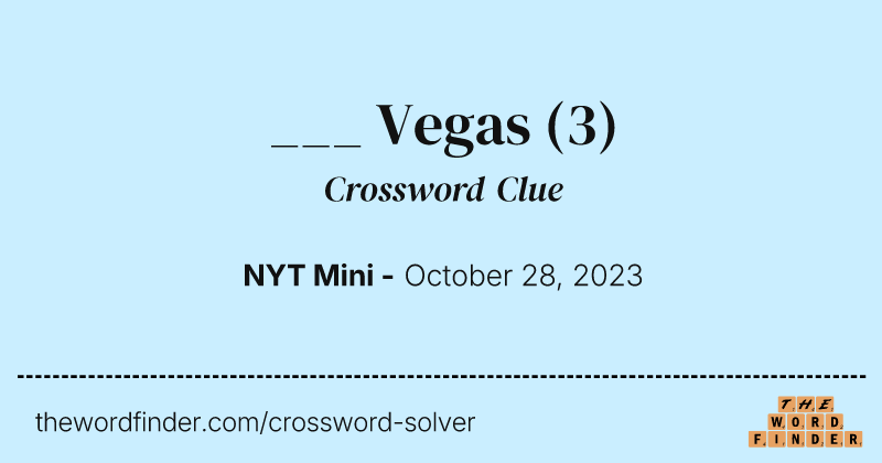 ___ Vegas crossword clue image