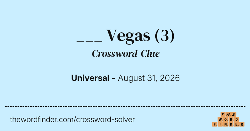 ___ Vegas crossword clue image
