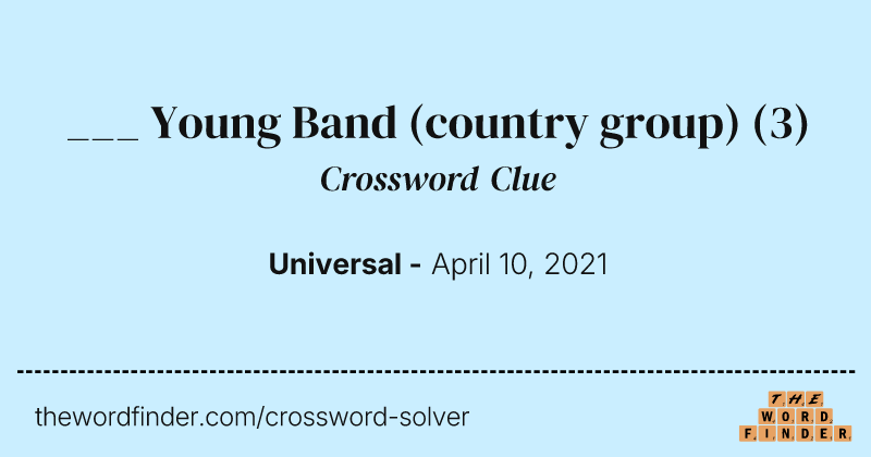___ Young Band (country group) crossword clue image