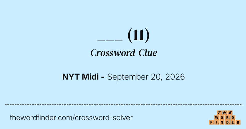 ___ crossword clue image