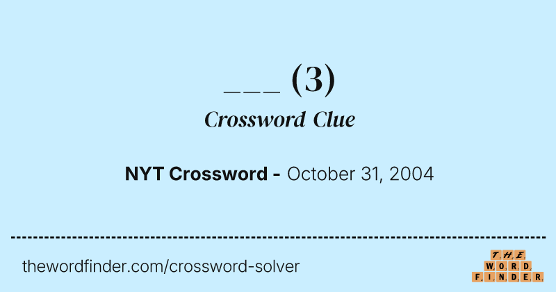 ___ crossword clue image
