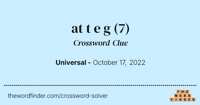 at t e g crossword clue image
