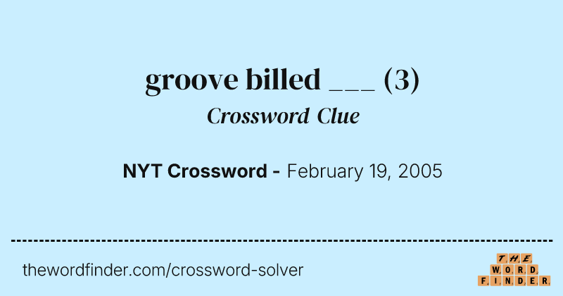 groove billed ___ crossword clue image