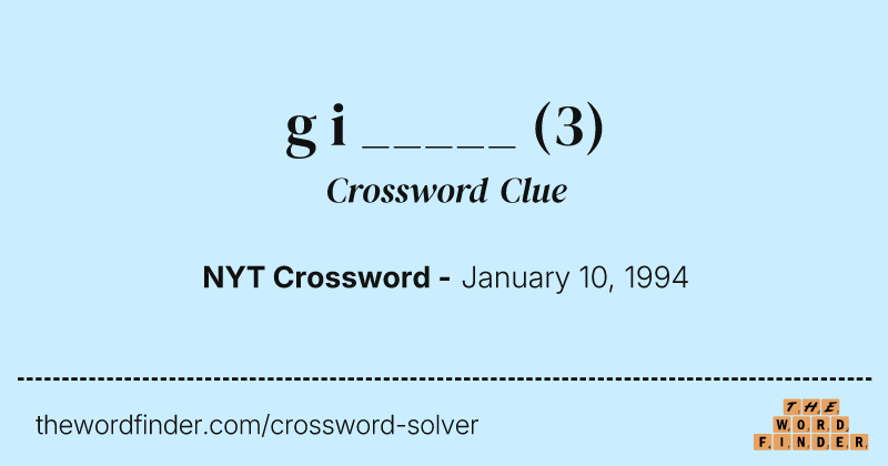 g i _____ crossword clue image