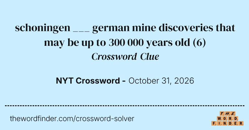 schoningen ___ german mine discoveries that may be up to 300 000 years ...