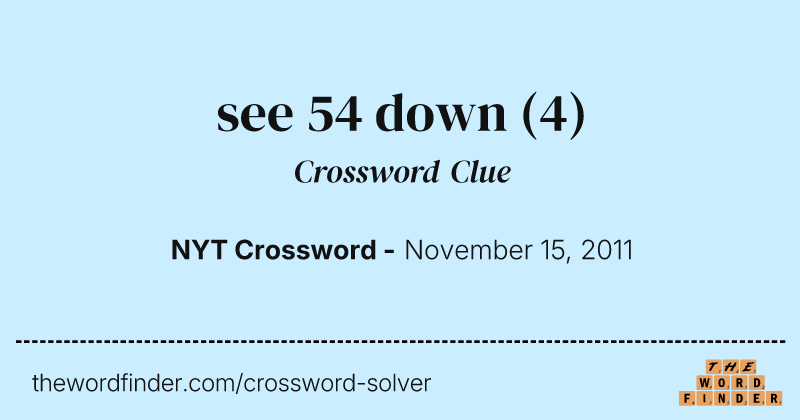 see 54 down crossword clue image