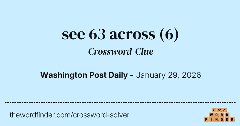 see 63 across crossword clue image