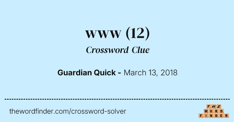 www crossword clue image
